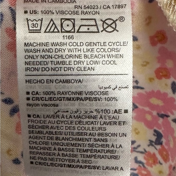 🎁Old Navy Girls Floral Dress & Shirt Set- Size Large (10-12)🎁 - Picture 4 of 6